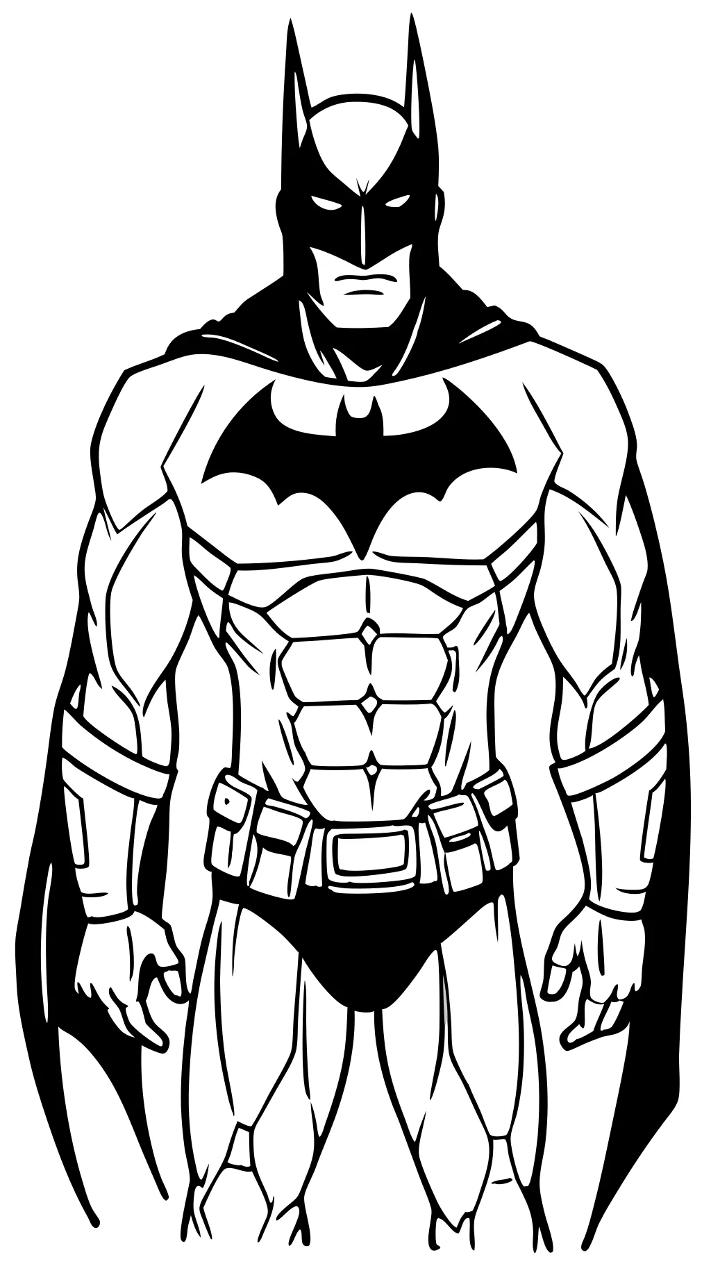 coloring book pages batman